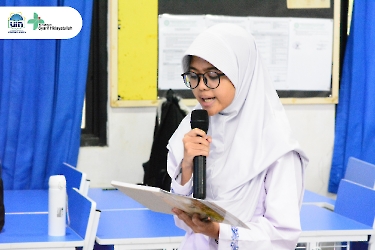 PENYULUHAN KESEHATAN PENCEGAH PENYEBARAN AGEN PENYAKIT DI MADRASAH ALIYAH PEMBANGUNAN UIN JAKARTA